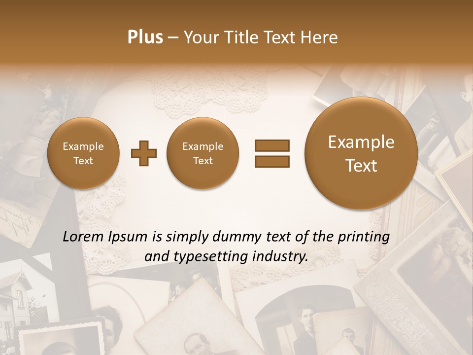 Retro Beige Mother PowerPoint Template