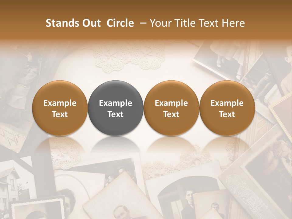 Retro Beige Mother PowerPoint Template