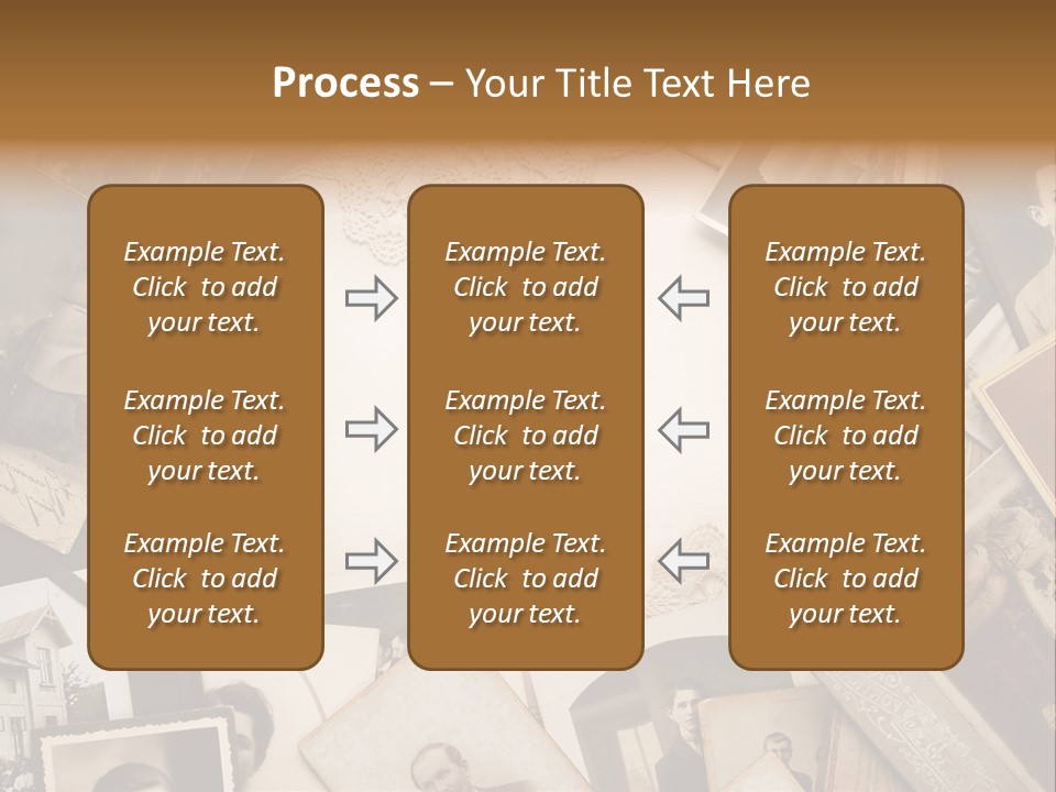 Retro Beige Mother PowerPoint Template