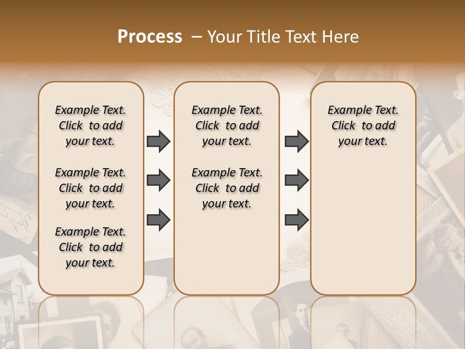 Retro Beige Mother PowerPoint Template
