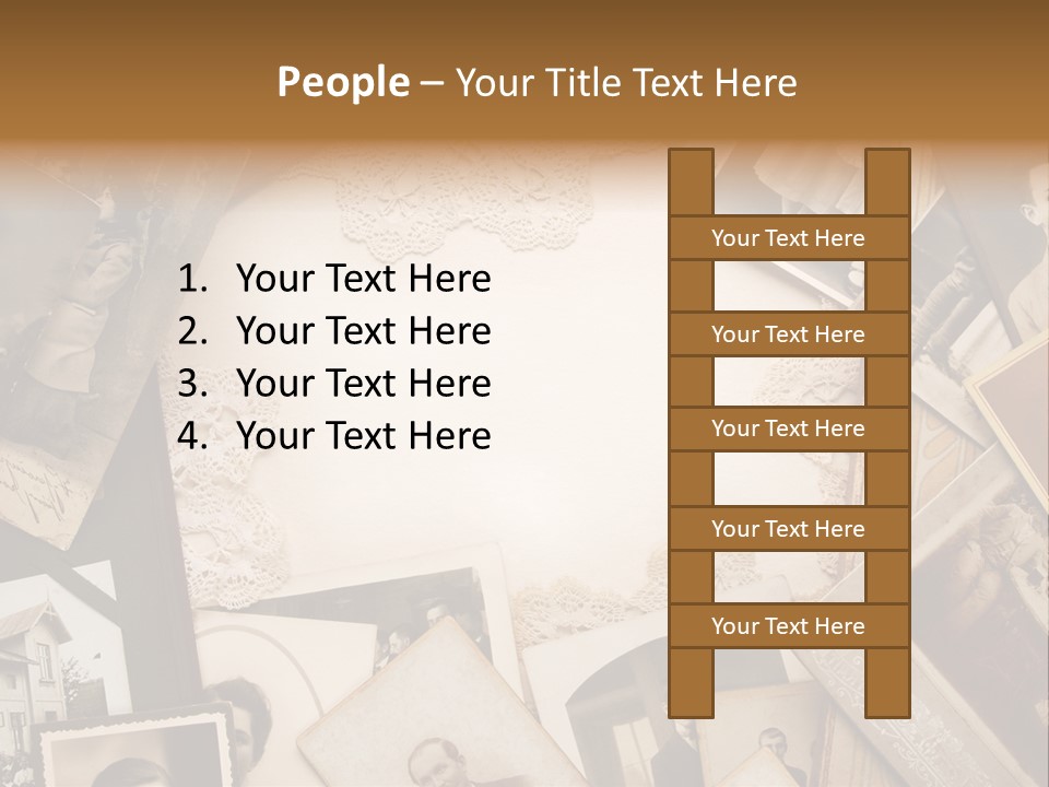Retro Beige Mother PowerPoint Template