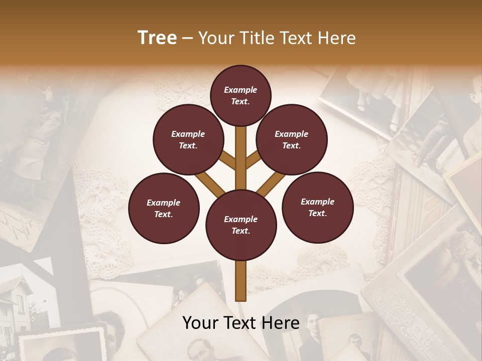 Retro Beige Mother PowerPoint Template