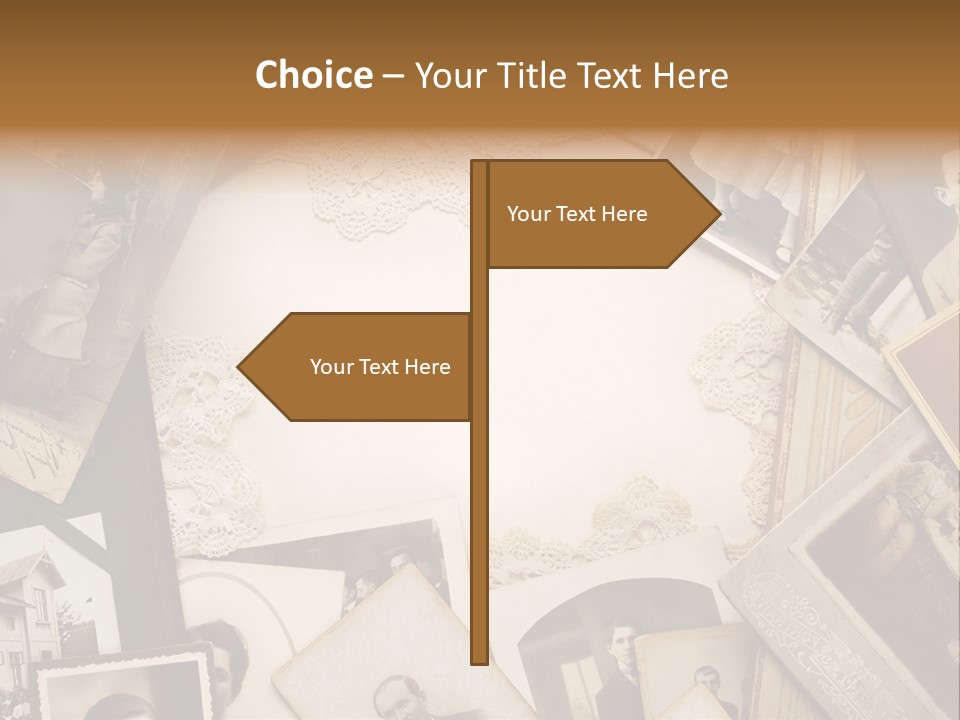 Retro Beige Mother PowerPoint Template