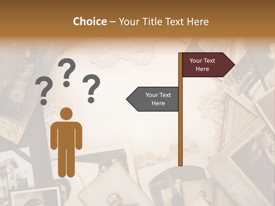 Retro Beige Mother PowerPoint Template