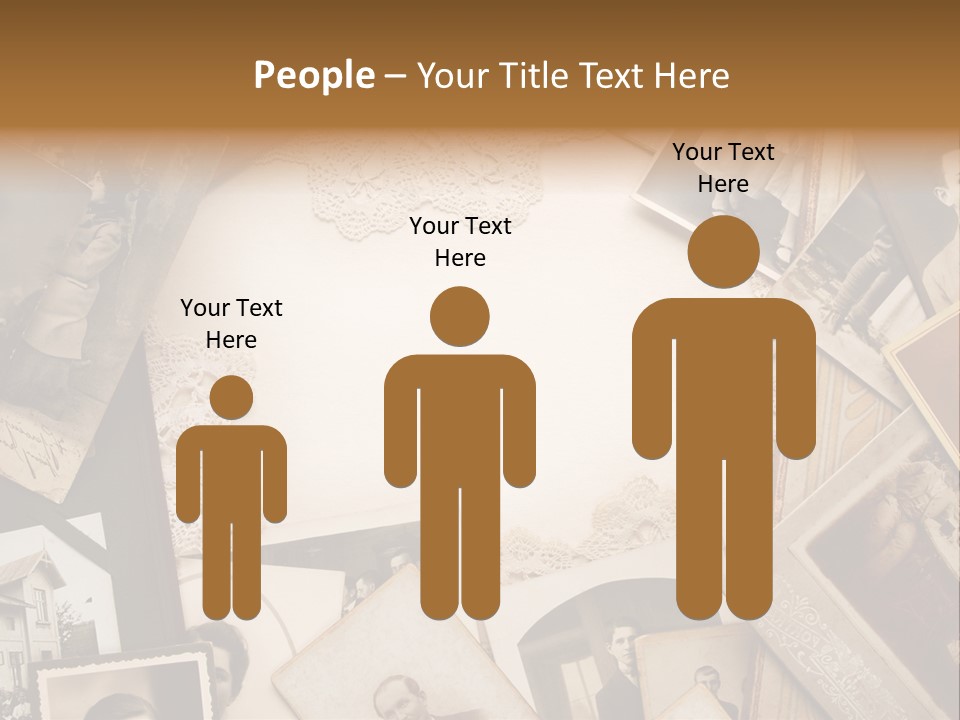Retro Beige Mother PowerPoint Template