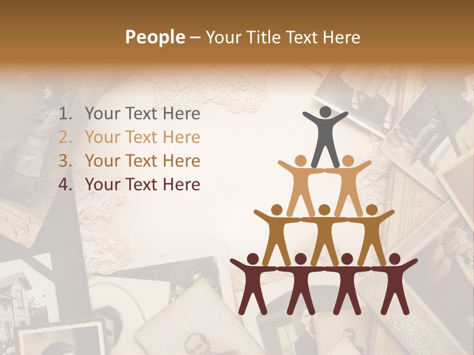 Retro Beige Mother PowerPoint Template