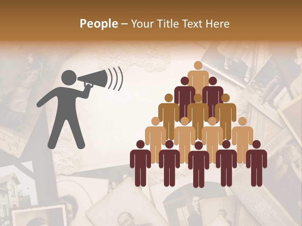 Retro Beige Mother PowerPoint Template