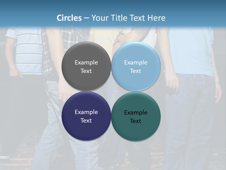 Attitude Faces Joyful PowerPoint Template