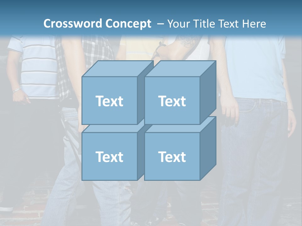 Attitude Faces Joyful PowerPoint Template