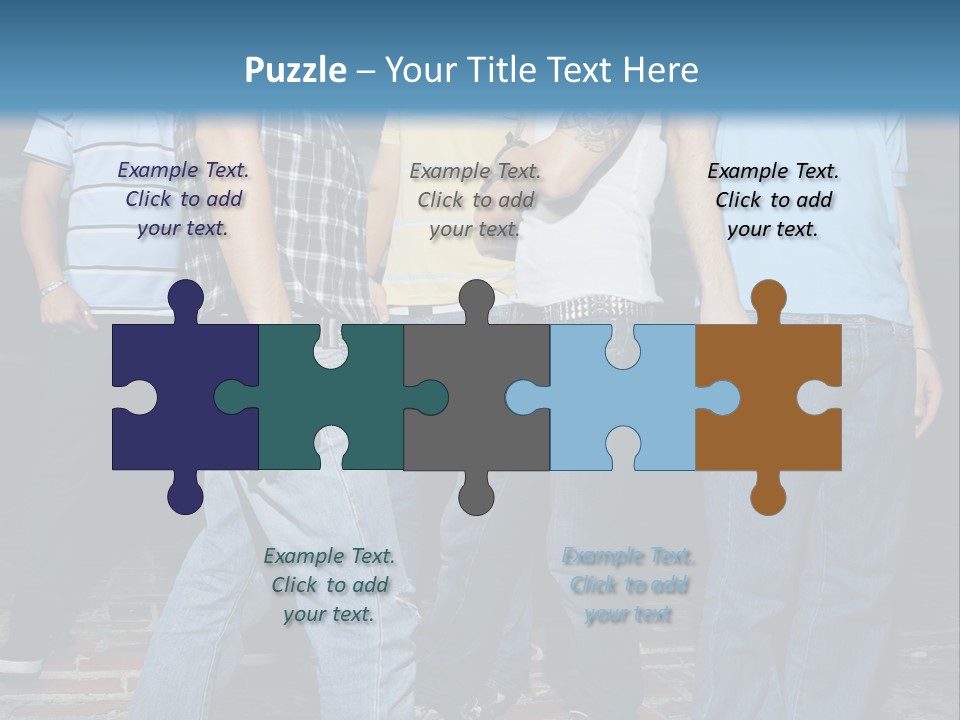 Attitude Faces Joyful PowerPoint Template