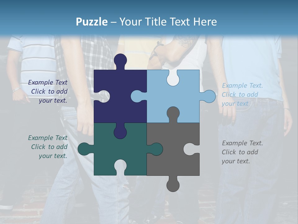 Attitude Faces Joyful PowerPoint Template