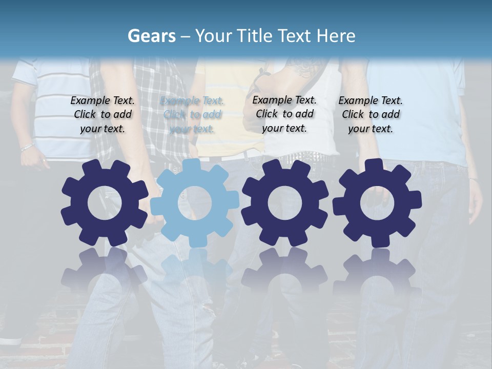 Attitude Faces Joyful PowerPoint Template