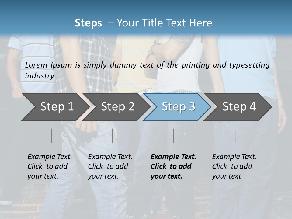 Attitude Faces Joyful PowerPoint Template