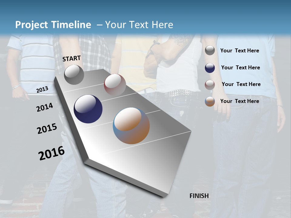 Attitude Faces Joyful PowerPoint Template
