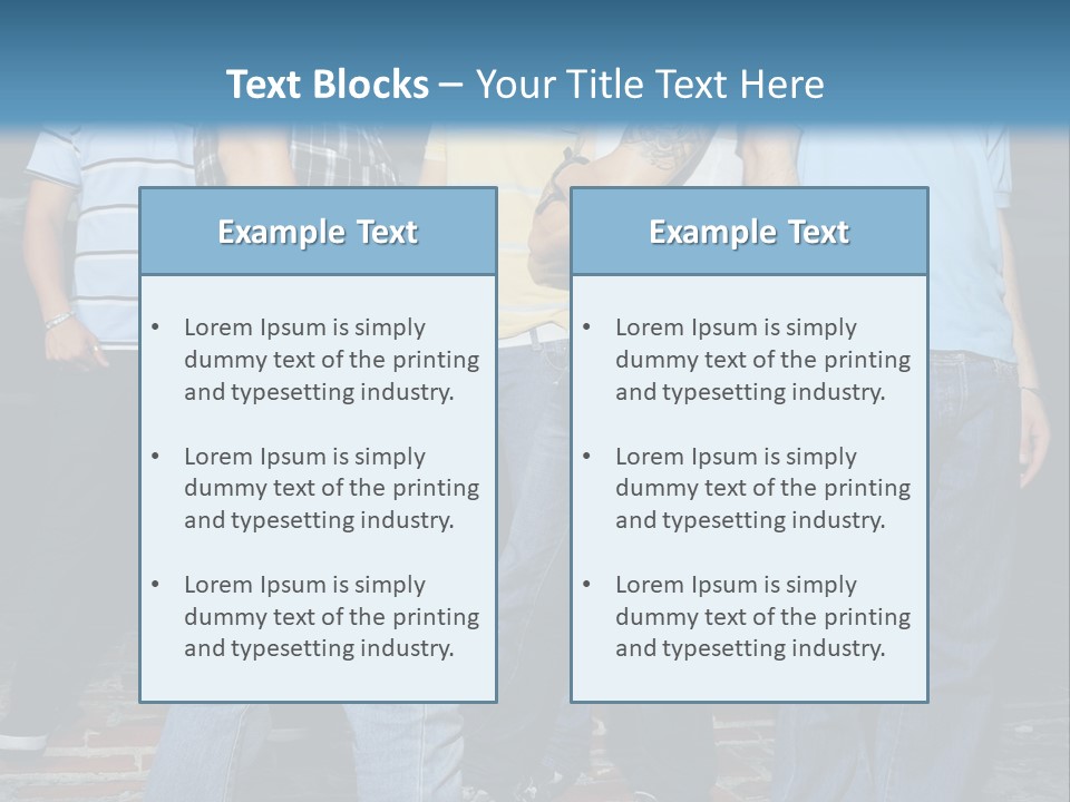 Attitude Faces Joyful PowerPoint Template