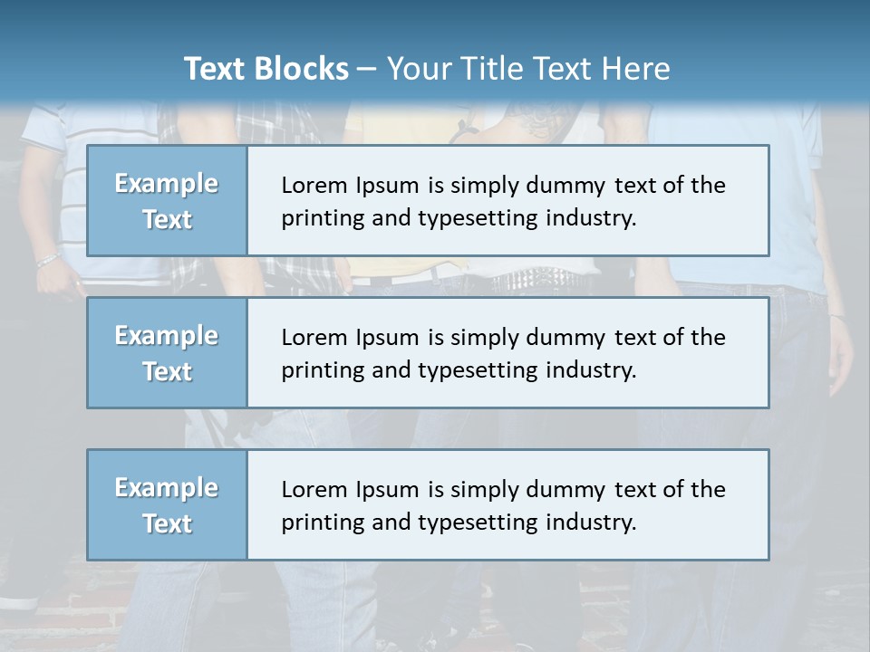 Attitude Faces Joyful PowerPoint Template