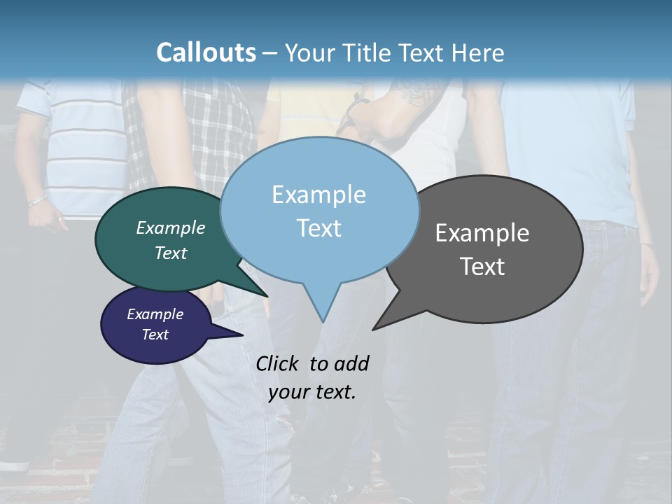 Attitude Faces Joyful PowerPoint Template