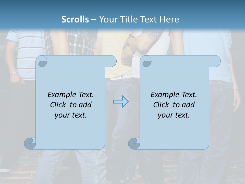 Attitude Faces Joyful PowerPoint Template