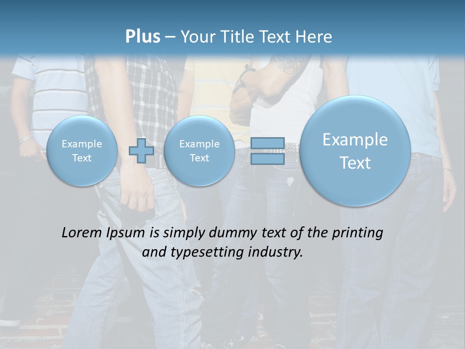 Attitude Faces Joyful PowerPoint Template