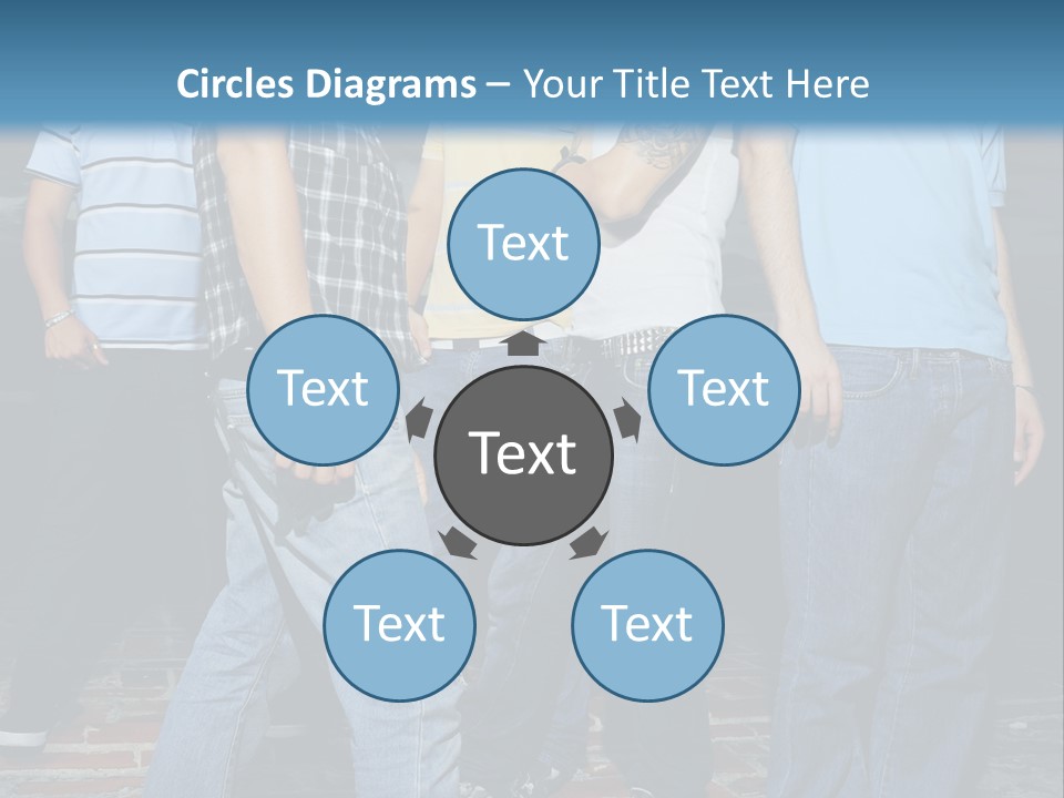 Attitude Faces Joyful PowerPoint Template