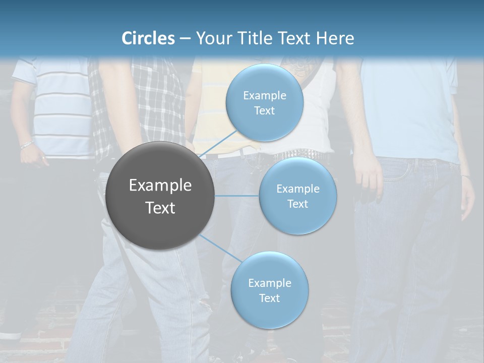 Attitude Faces Joyful PowerPoint Template