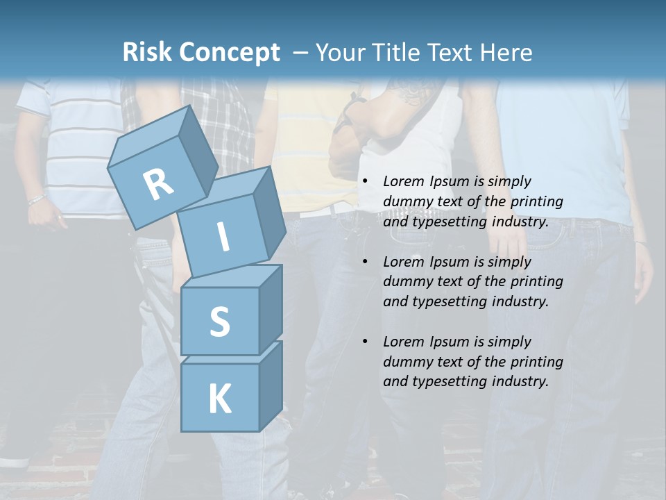 Attitude Faces Joyful PowerPoint Template