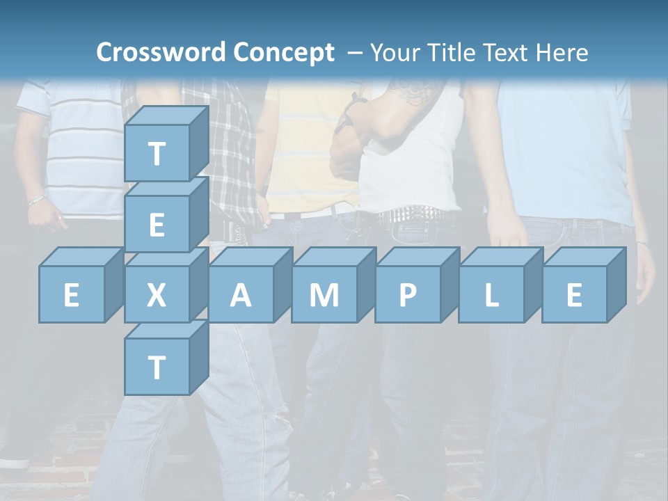 Attitude Faces Joyful PowerPoint Template