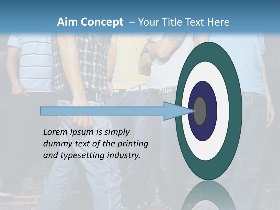 Attitude Faces Joyful PowerPoint Template