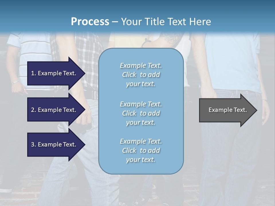 Attitude Faces Joyful PowerPoint Template