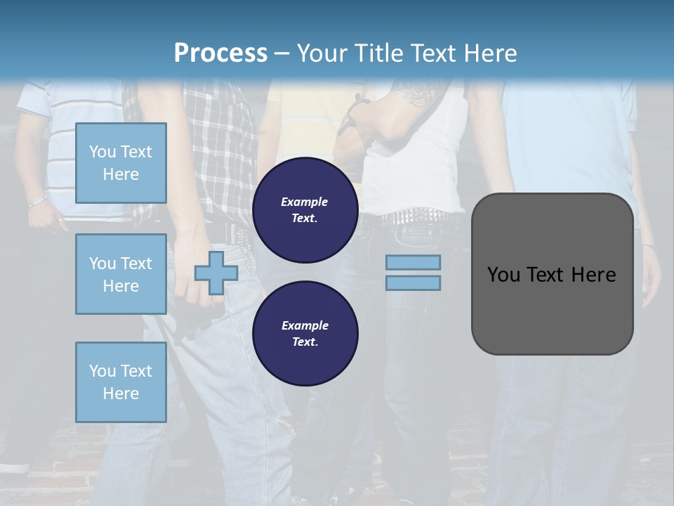 Attitude Faces Joyful PowerPoint Template