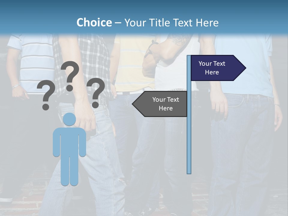 Attitude Faces Joyful PowerPoint Template