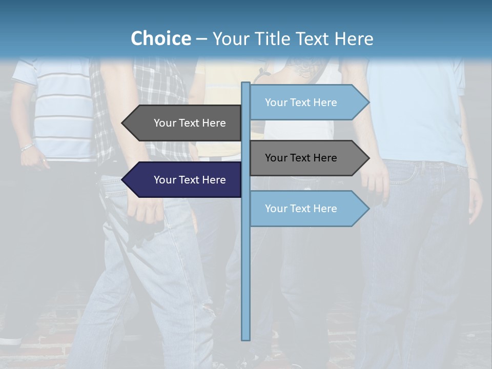 Attitude Faces Joyful PowerPoint Template