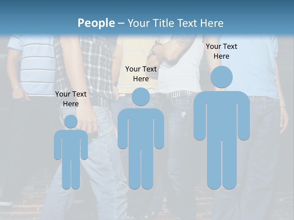 Attitude Faces Joyful PowerPoint Template