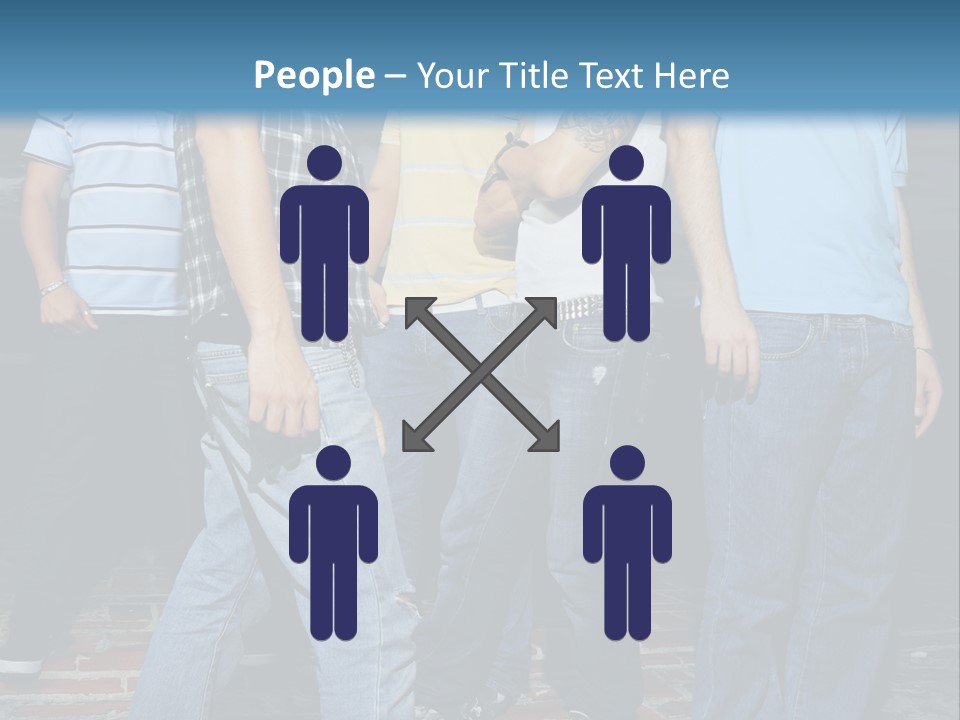 Attitude Faces Joyful PowerPoint Template