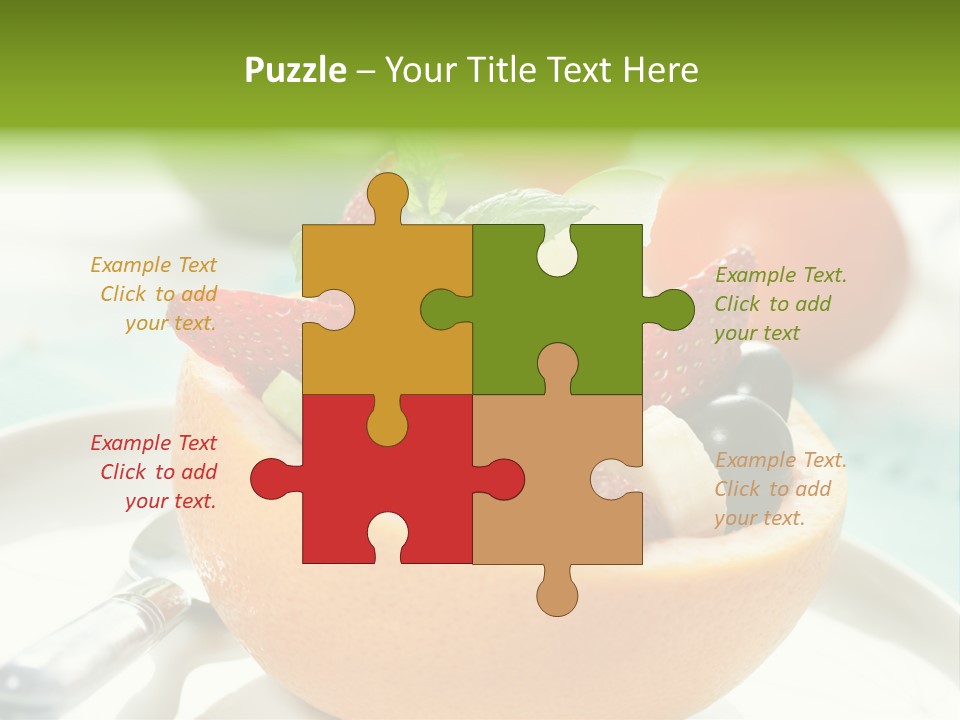 Spoon Kitchen Light PowerPoint Template