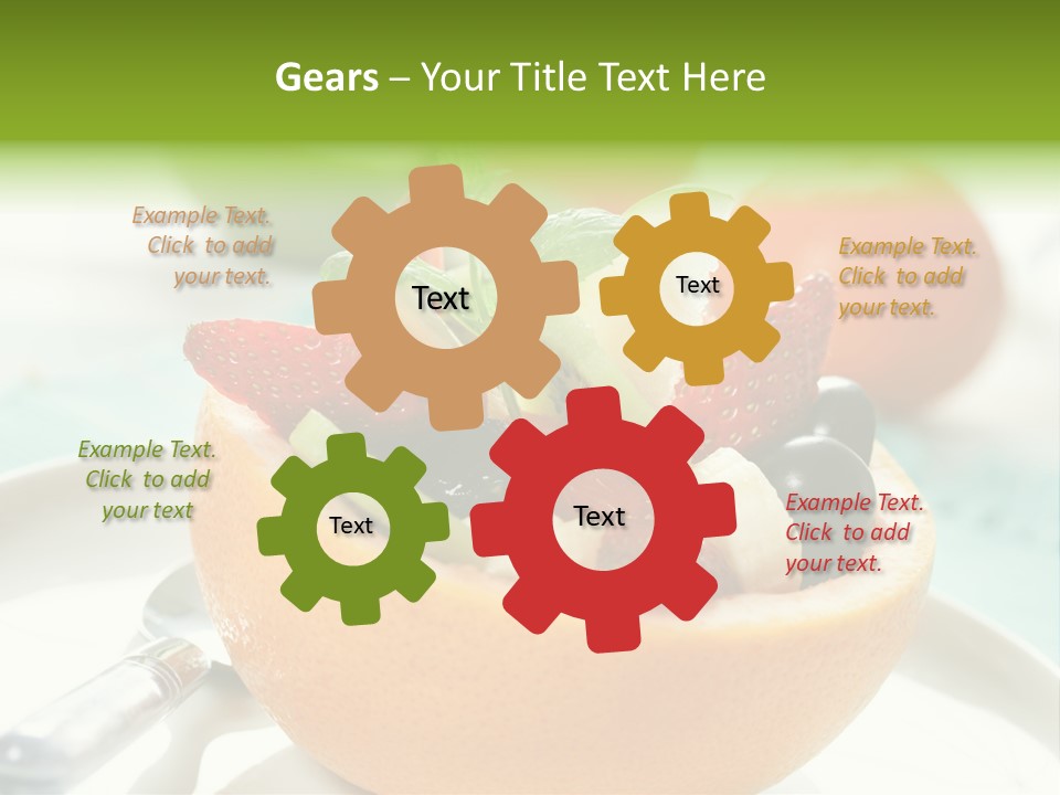 Spoon Kitchen Light PowerPoint Template