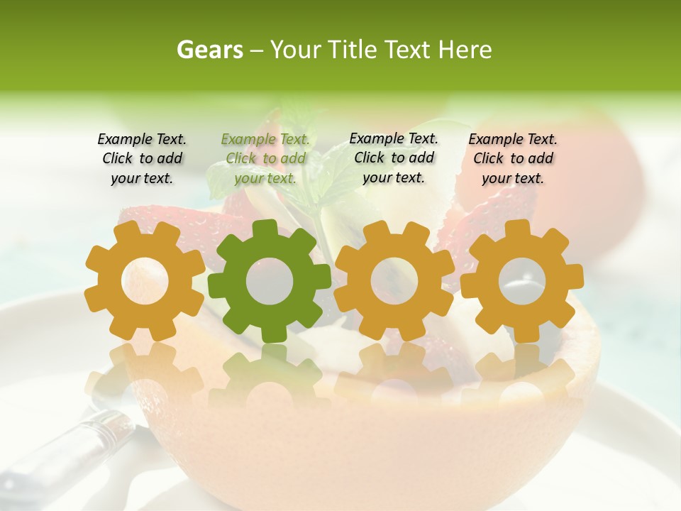 Spoon Kitchen Light PowerPoint Template