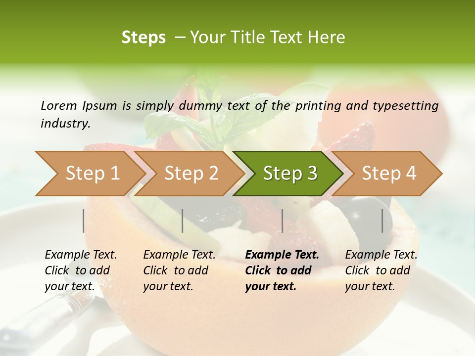 Spoon Kitchen Light PowerPoint Template