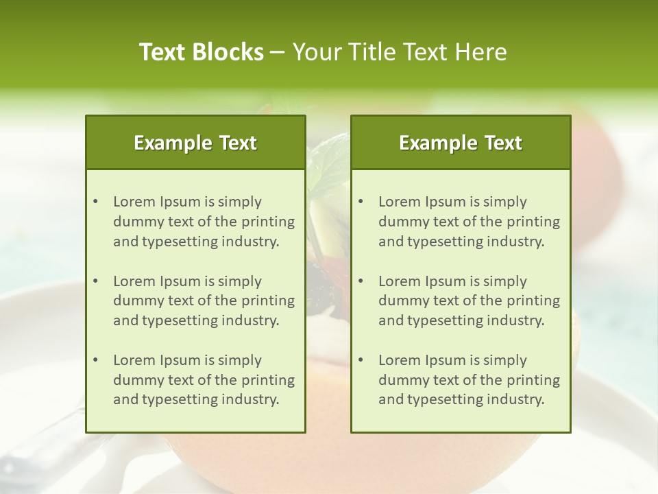 Spoon Kitchen Light PowerPoint Template