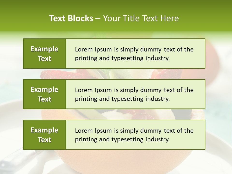 Spoon Kitchen Light PowerPoint Template