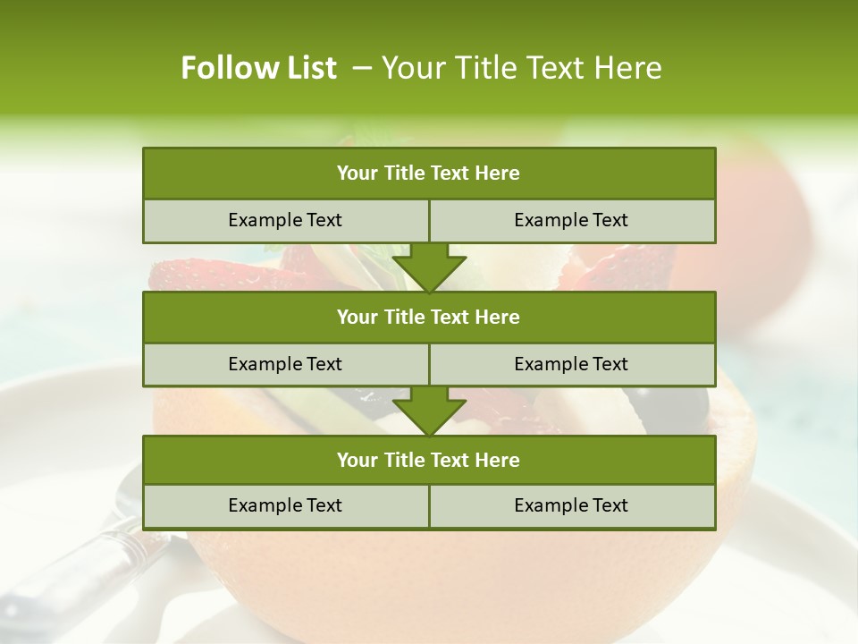 Spoon Kitchen Light PowerPoint Template