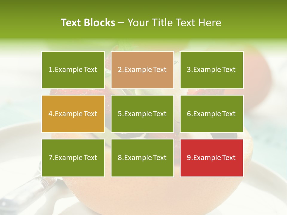 Spoon Kitchen Light PowerPoint Template