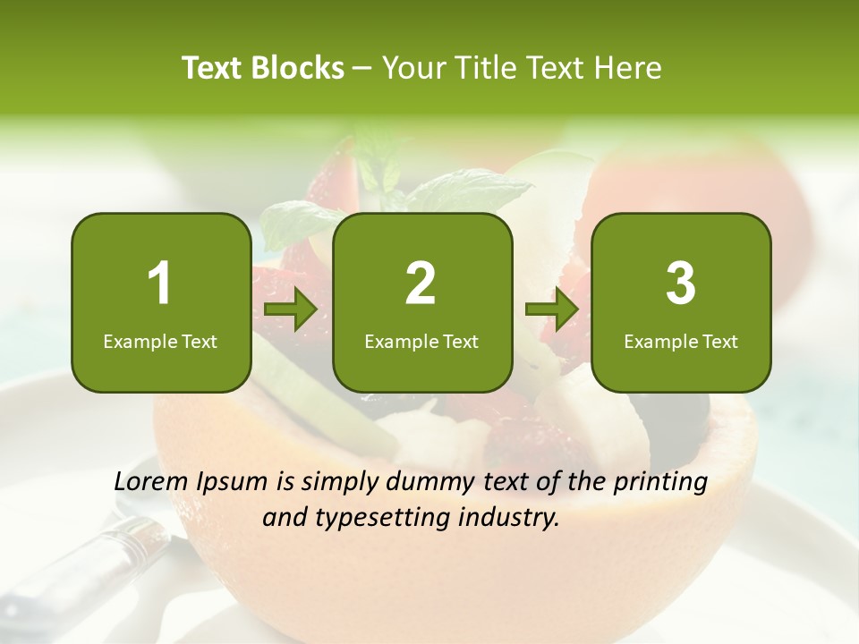 Spoon Kitchen Light PowerPoint Template
