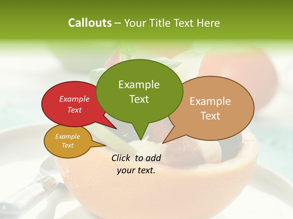 Spoon Kitchen Light PowerPoint Template