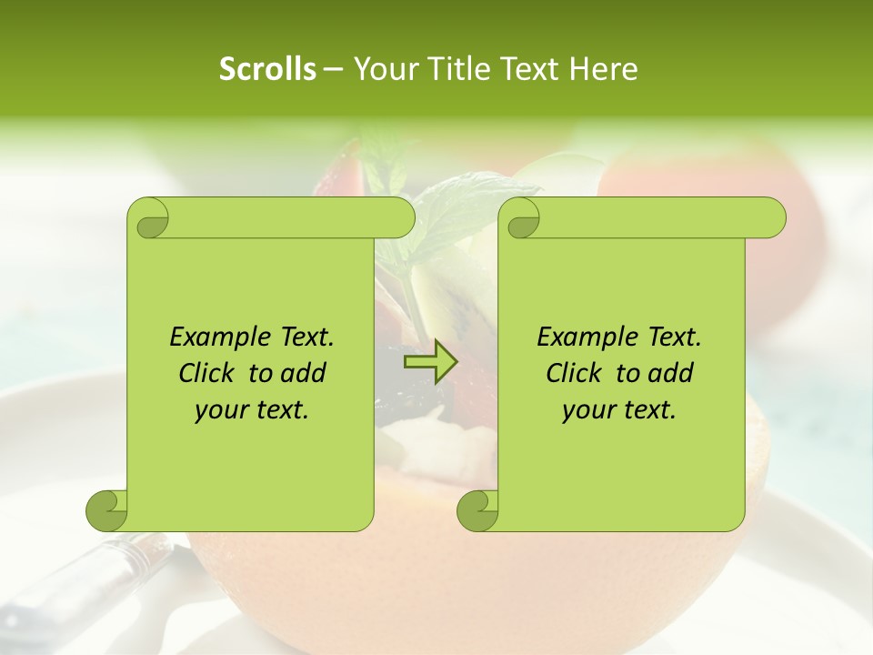 Spoon Kitchen Light PowerPoint Template