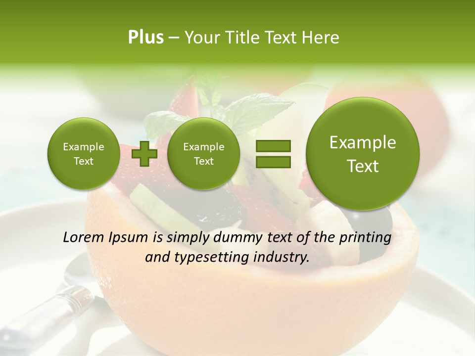 Spoon Kitchen Light PowerPoint Template