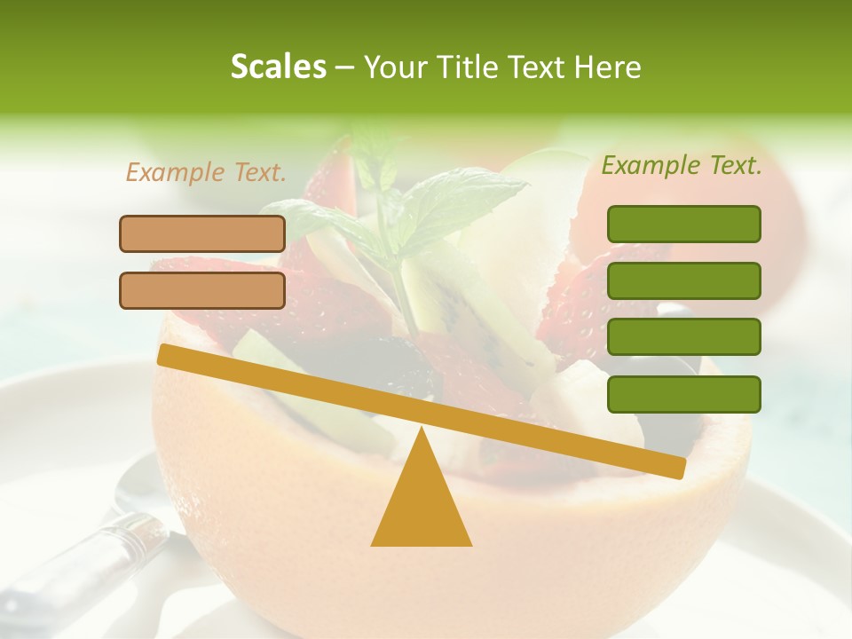 Spoon Kitchen Light PowerPoint Template