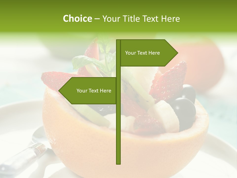 Spoon Kitchen Light PowerPoint Template