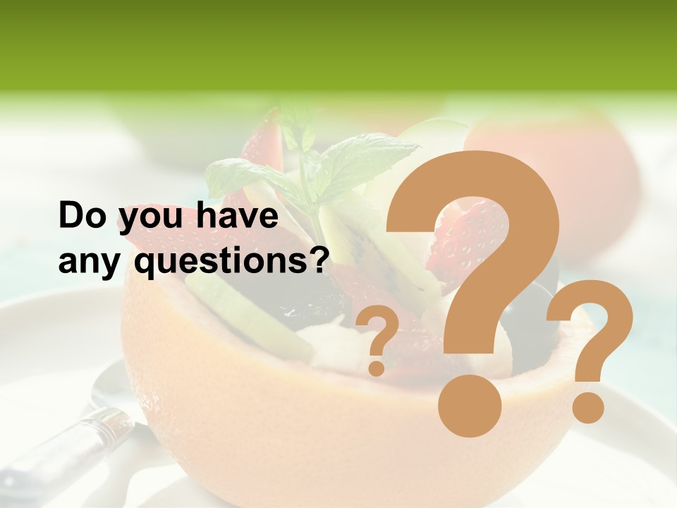 Spoon Kitchen Light PowerPoint Template