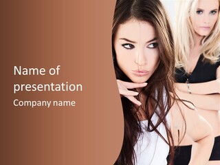 Behind Fashion Beautiful PowerPoint Template